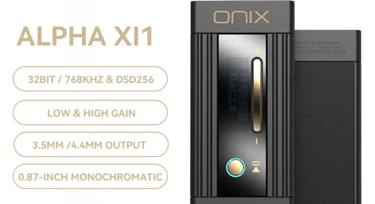 ONIX 알파 XI1 듀얼 휴대용 USB DAC/AMP 지지대