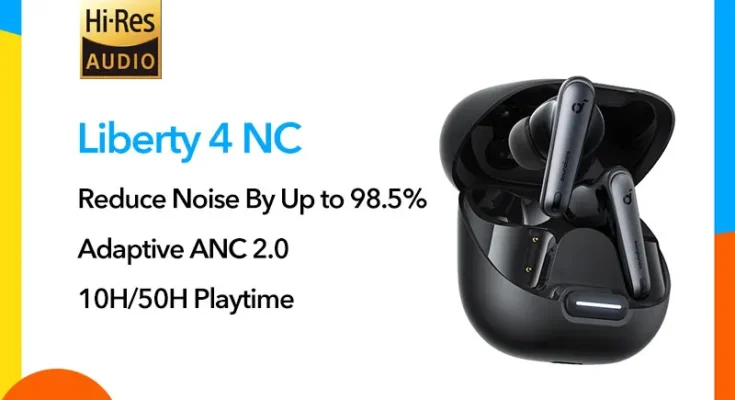 Anker Soundcore 리버티 4 NC 무선 노이즈 캔슬링 이어버드