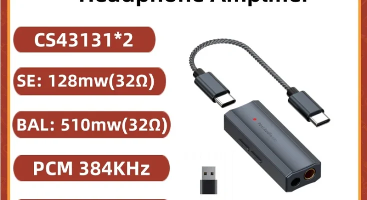 Fosi 오디오 USB DAC 헤드폰 앰프