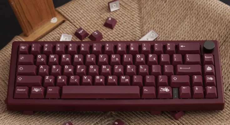 GMK Blood Sacrifice 레드 129 키 PBT 키캡