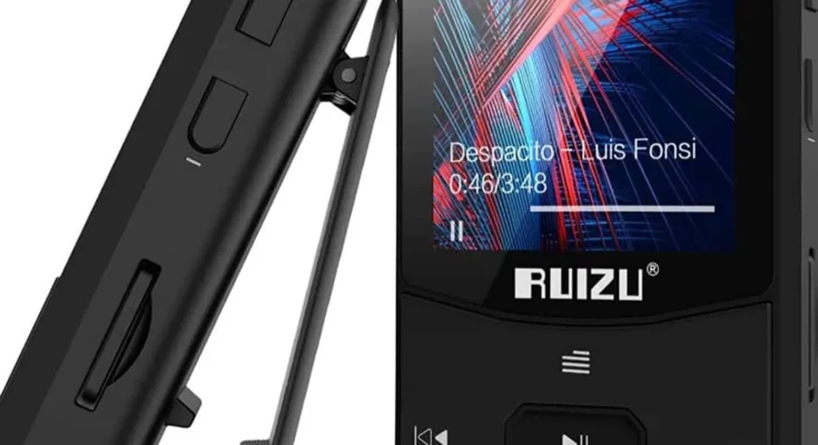 RUIZU X52 스포츠 블루투스 MP3 플레이어