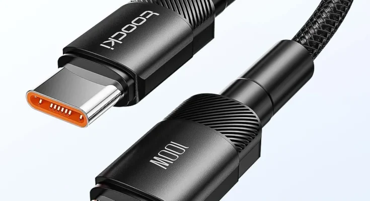 Toocki 100W C타입-USB C 케이블