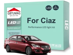 스즈키 ciaz에 대 한 10Pcs LED 인테리어 전구 키트 2015 2016 2017 2018 2019 2020 2021 자동차 led지도 돔 램프 Canbus 오류 없음 100%