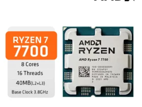 AMD RYZEN 7 7700 최대 5.3 GHz L2 + L3 캐시