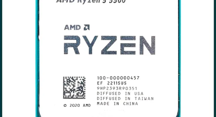 AMD Ryzen 5 5500 R5 5500 3.6GHz 6 코어 12 스레드 CPU 프로세서