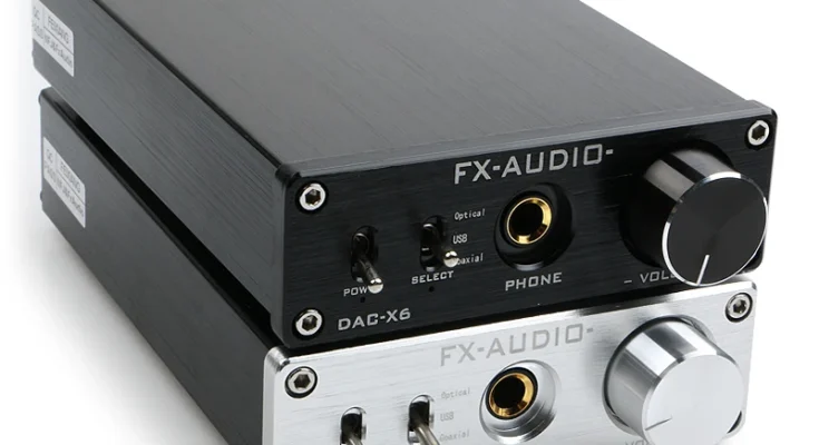 FX-AUDIO DAC-X6 미니 하이파이 2.0 디지털 오디오 디코더