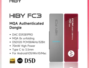 HiBy FC3 휴대용 MQA 8X 동글 C타입 USB DAC 오디오 HiFi 디코더