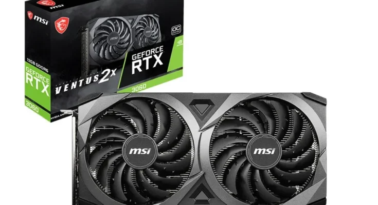 MSI GeForce RTX 3060 VENTUS 2X 12G OC 게이밍 그래픽 카드