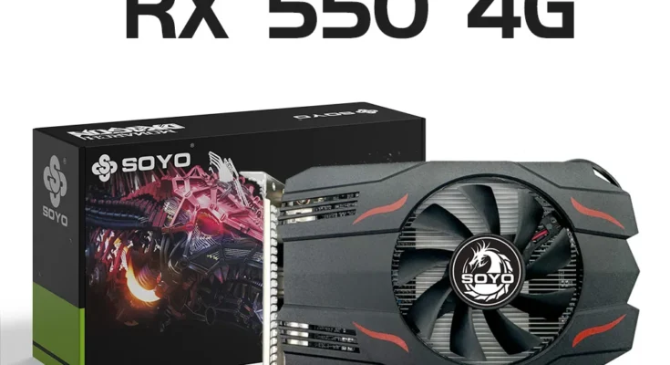 SOYO AMD Radeon RX550 데스크탑 PC 게임용