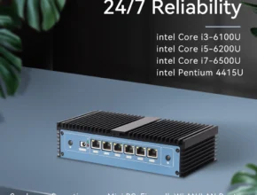 XCY Pfsense 방화벽 라우터 미니 PC 인텔 코어 i7-6500U