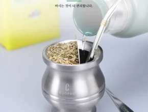 예르바 메이트 컵 세트