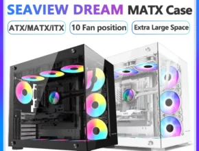 파워 트레인 씨뷰 드림 MATX ITX 컴퓨터 케이스